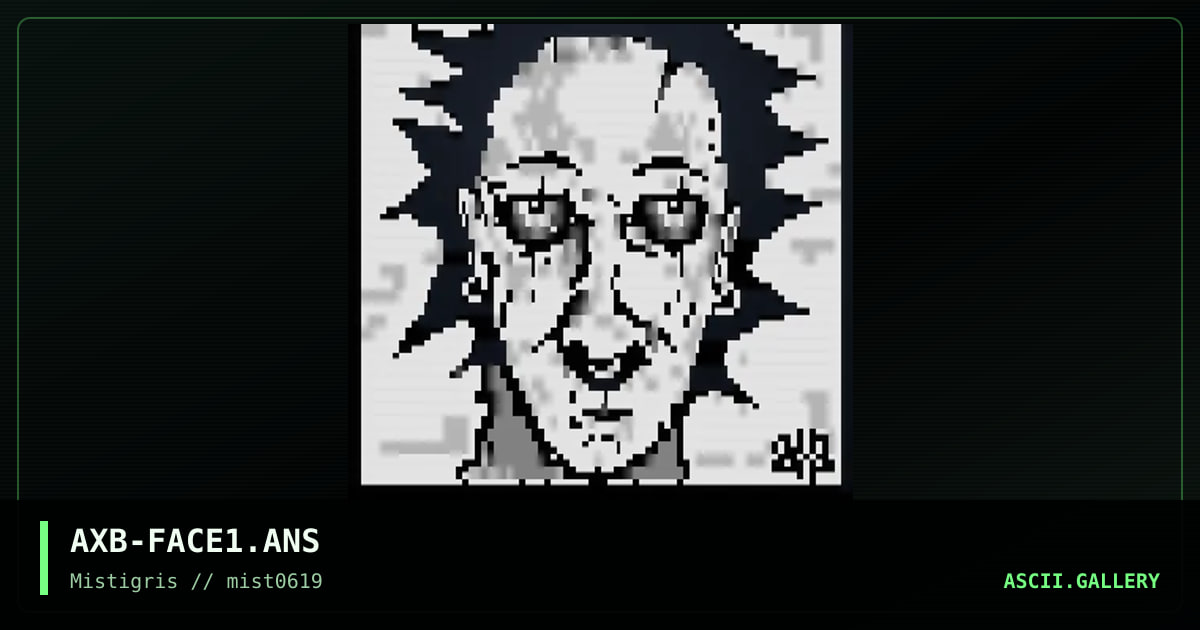 portrait, by axb, 2019