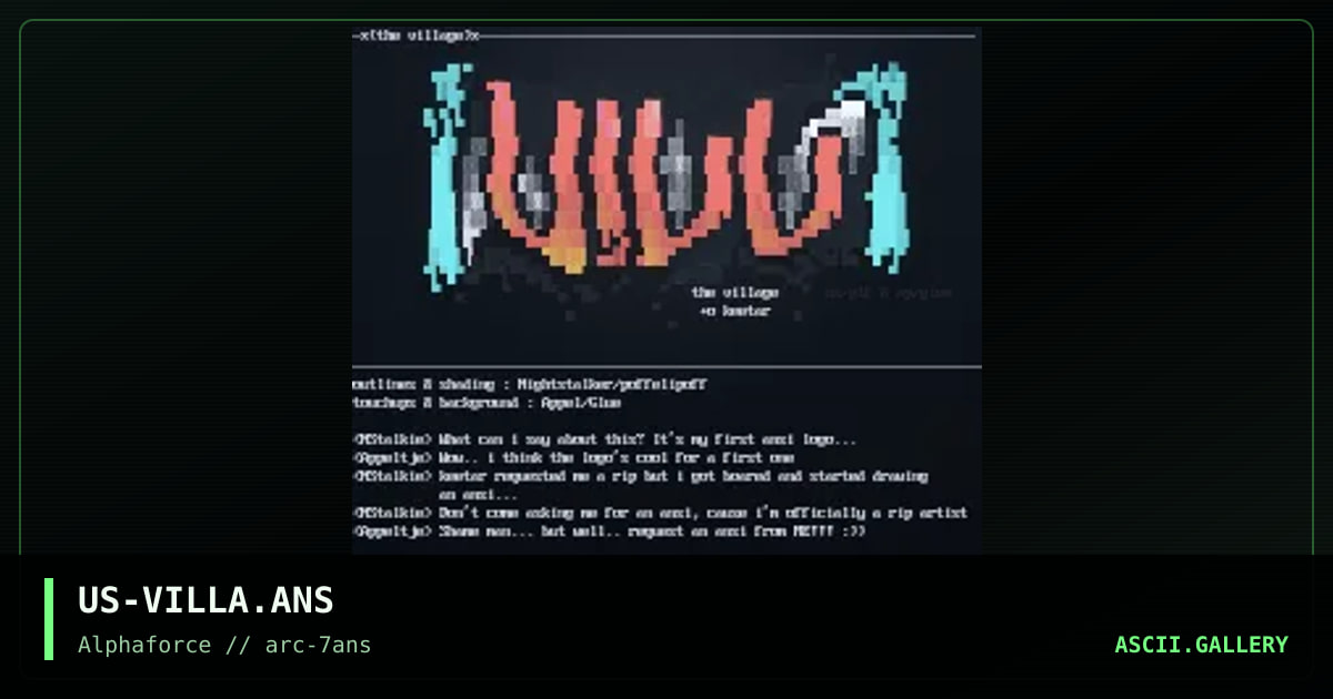 the village, by nightstalker, appel, 1998