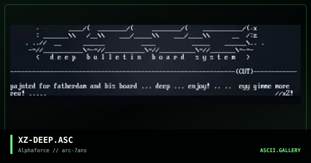 deep, by xzip, 1998