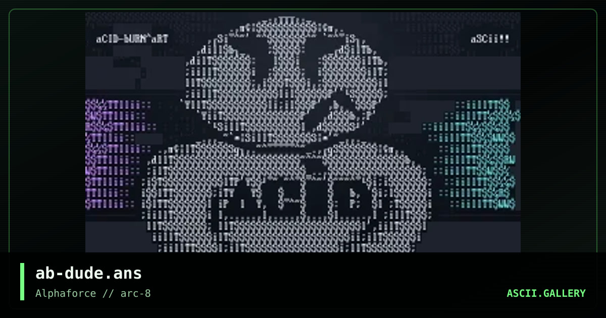 ab-dude.ans, by acid burn, 1998