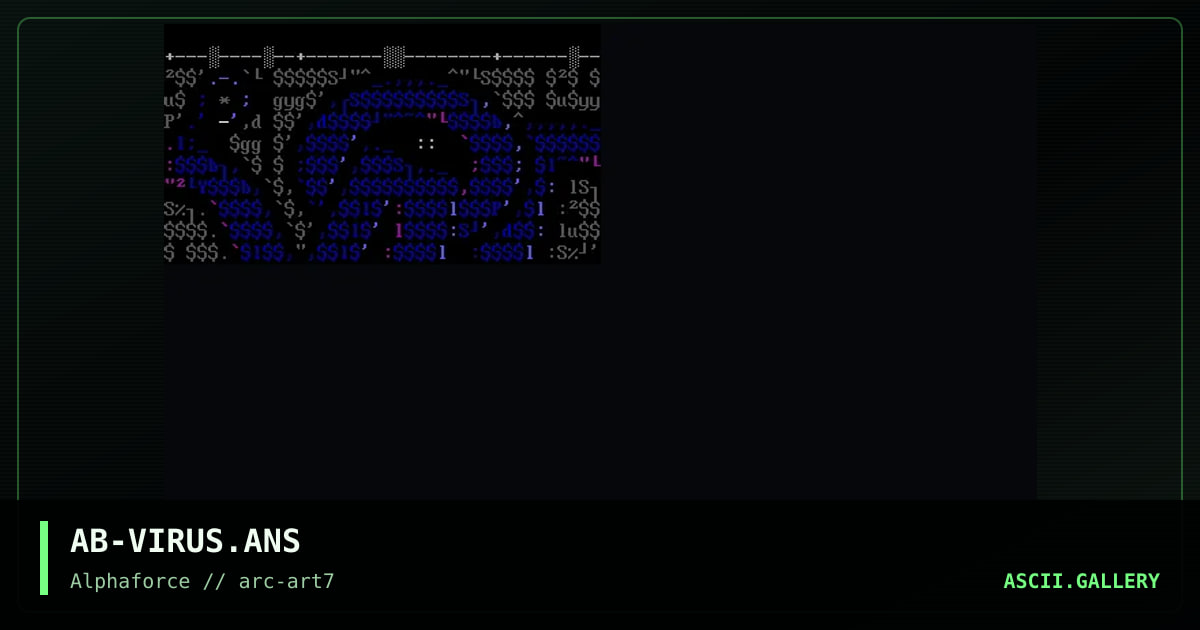AB-VIRUS.ANS, by acid burn, 1998