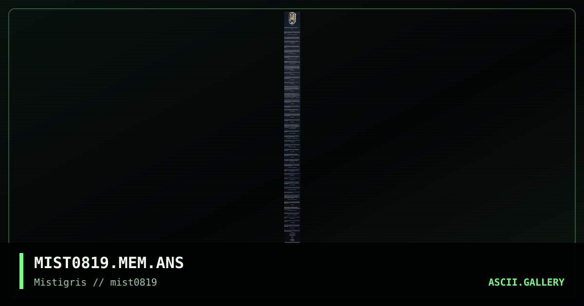 MIST0819 memberlist, by cthulu, alpha king, 2019