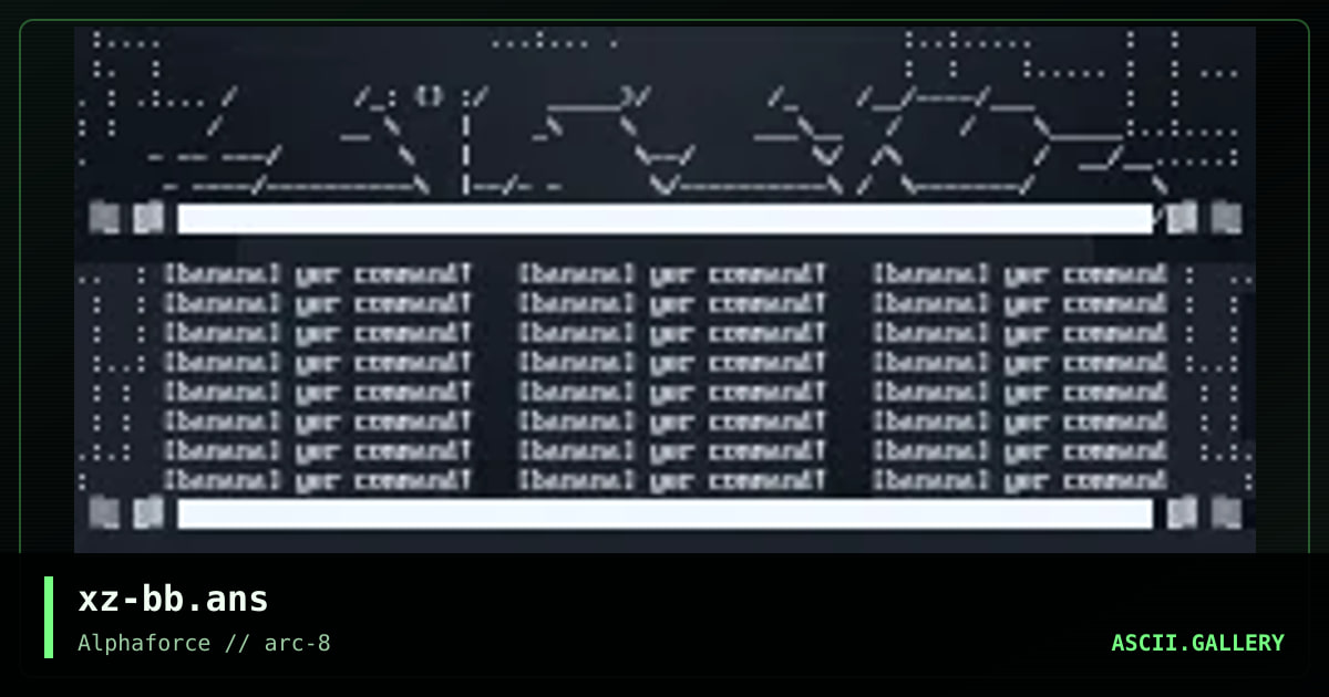 xz-bb.ans, by xzip, 1998