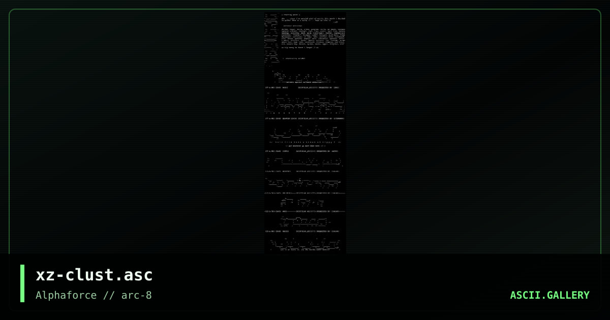 cluster, by xzip, 1998