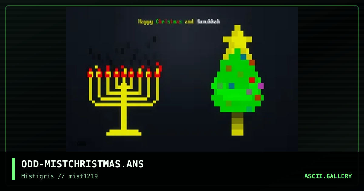 Happy Christmas, by oddfirefox, 2019