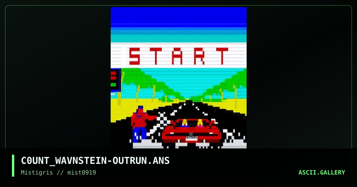 Outrun, by c0unt wavnstein, 2019