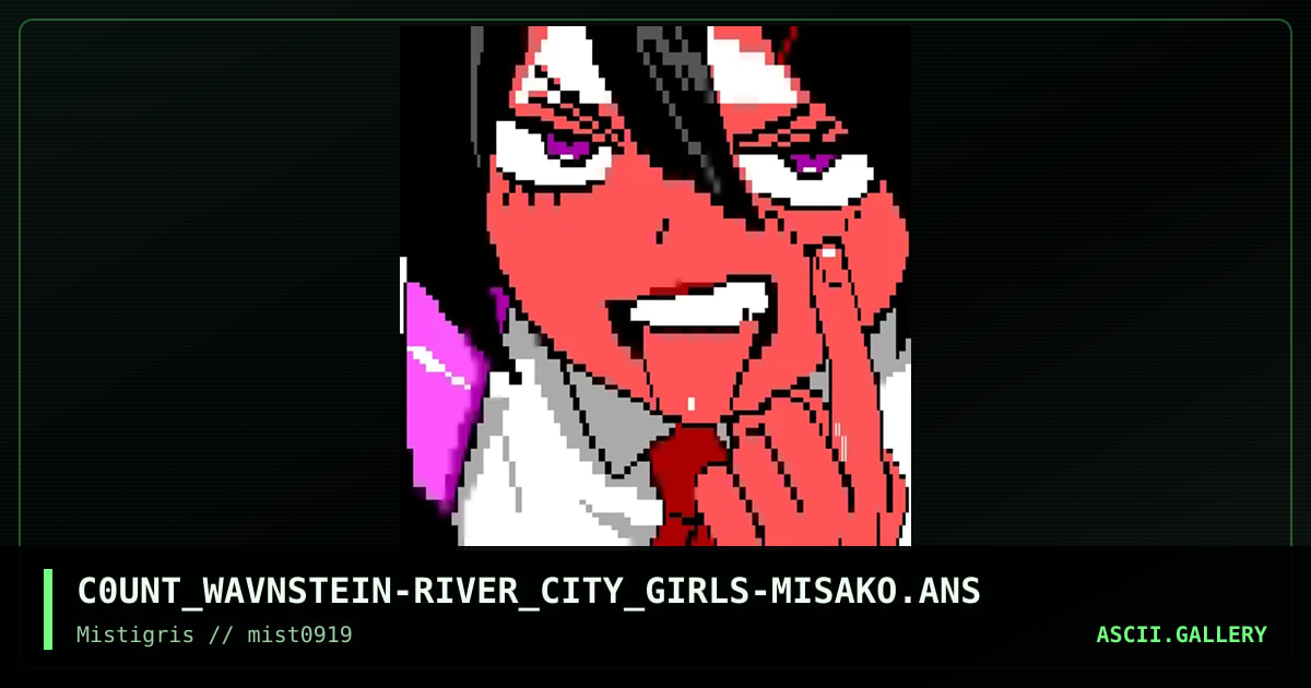 Misako, by c0unt wavnstein, 2019