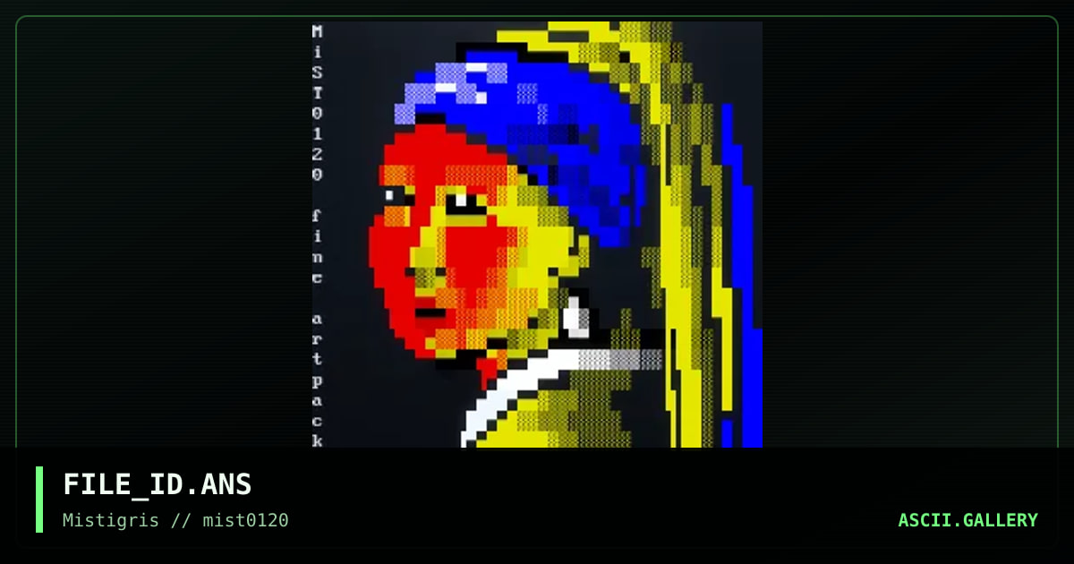 Girl with Pearl Earring, by whazzit, 2020