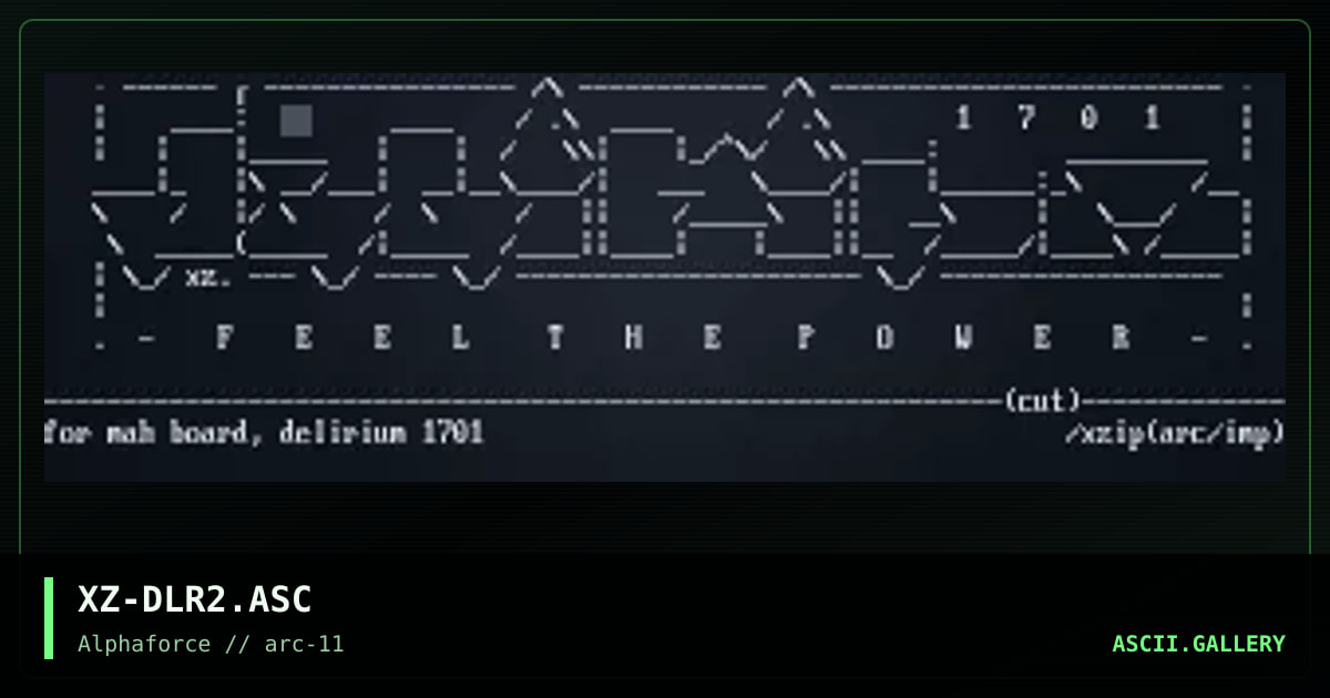 XZ-DLR2.ASC, by xzip, 1998