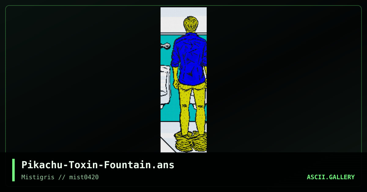 fountain, by picrotoxin, 2020