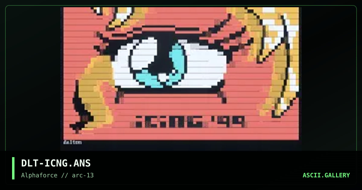 DLT-ICNG.ANS, by dalton, 1999
