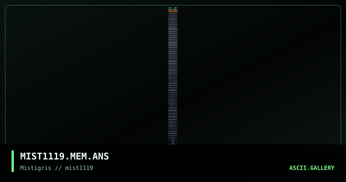 MIST1119 memberlist, by j33p33, cthulu, 2019