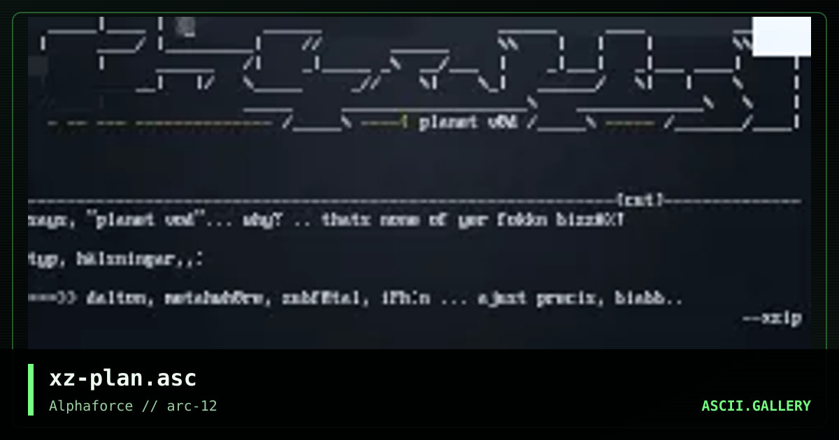 xz-plan.asc, by xzip, 1999