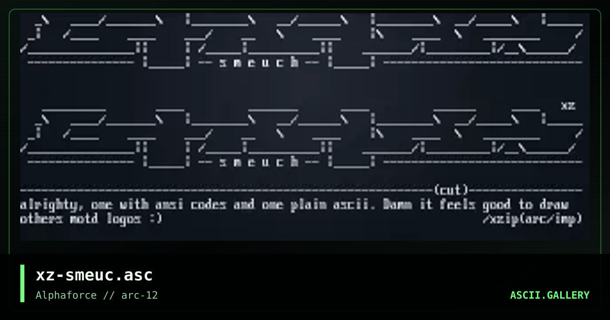 xz-smeuc.asc, by xzip, 1999