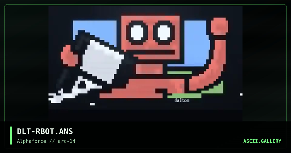 robot med diskett, by dalton, 1999