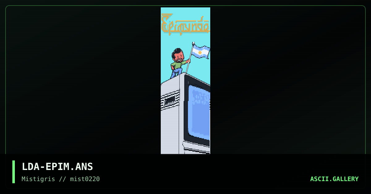 Epimundo, by lda, 2020