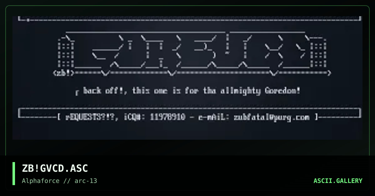 ZB!GVCD.ASC, by subfatal, 1999
