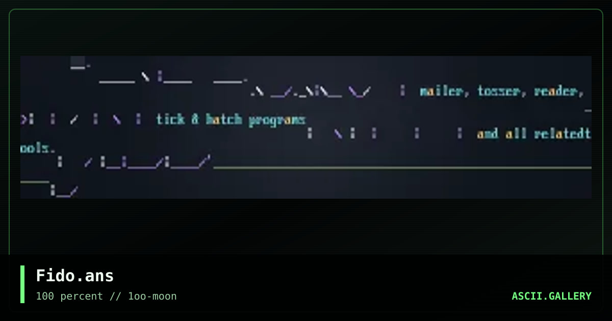 Fido.ans, by neurodancer, 1997