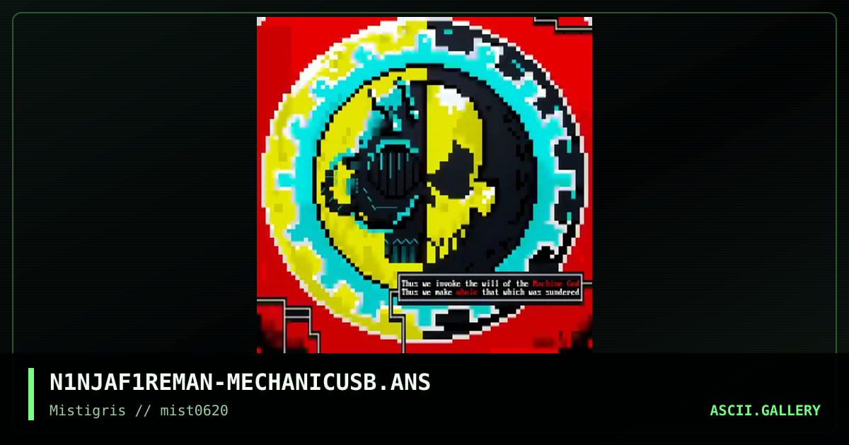 Mechanicus, by n1njaf1reman, 2020