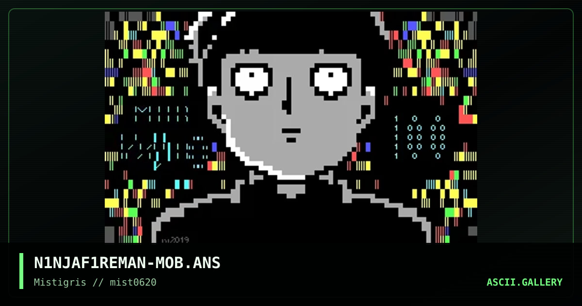 Mob, by n1njaf1reman, 2020