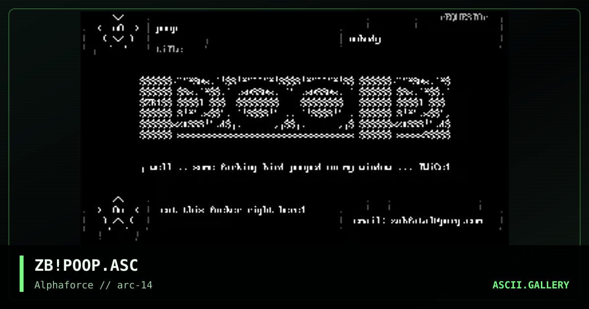 ZB!POOP.ASC, by subfatal, 1999