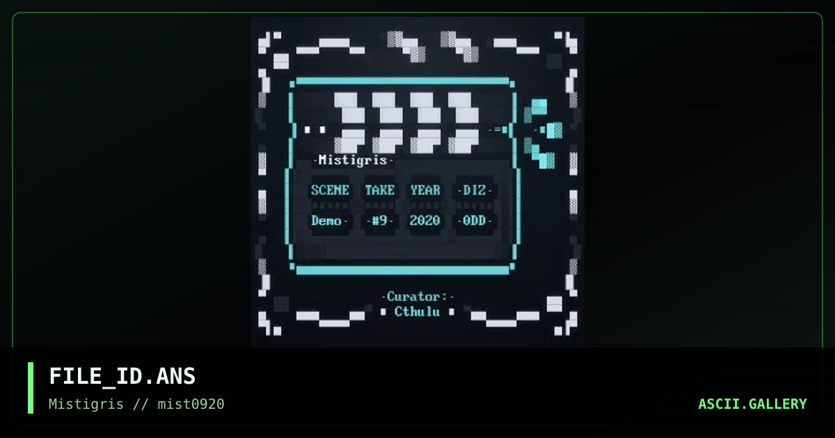 FILE_ID.ANS, by oddfirefox, 2020