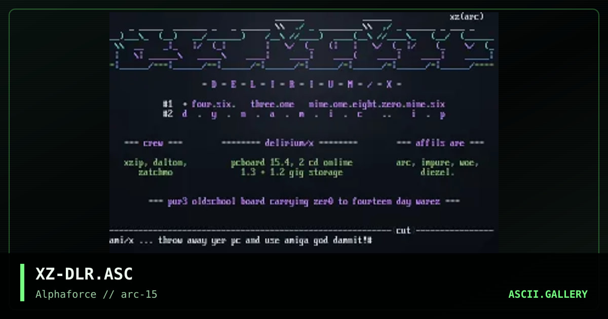 XZ-DLR.ASC, by xzip, 1999