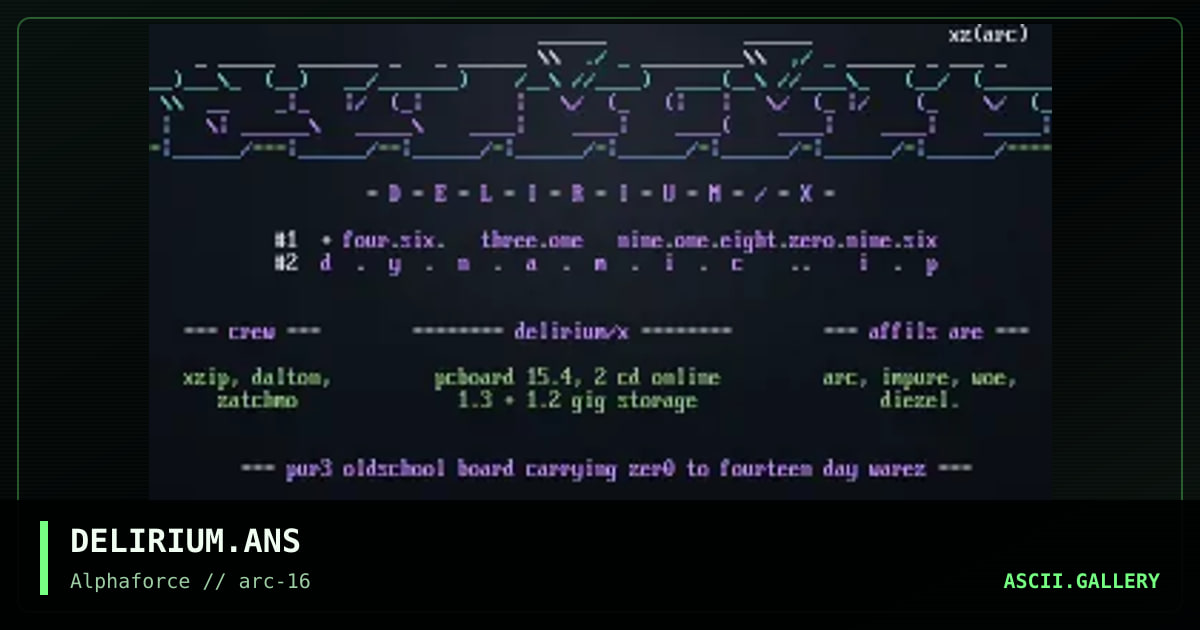 DELIRIUM.ANS, by xzip, 2000