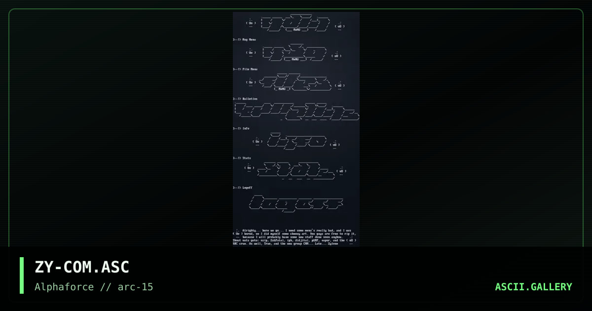 ZY-COM.ASC, by zylone, 1999