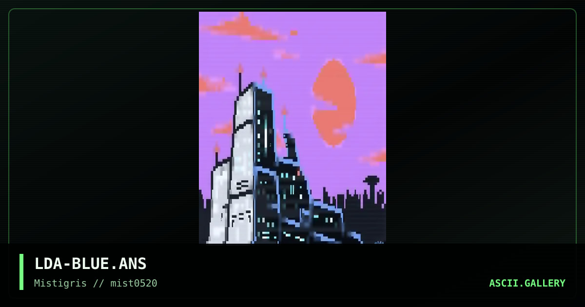 Blue 4, by lda, 2020
