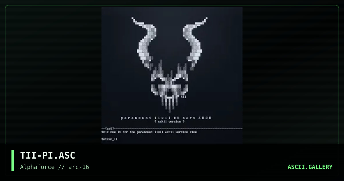 paramount iivil, by tetsuo ii, 2000