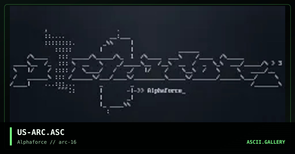 alphaforce logo, by spitfire, xzip, 2000
