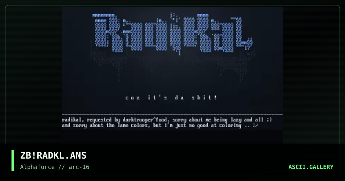 radikal, by zubfatal, 2000