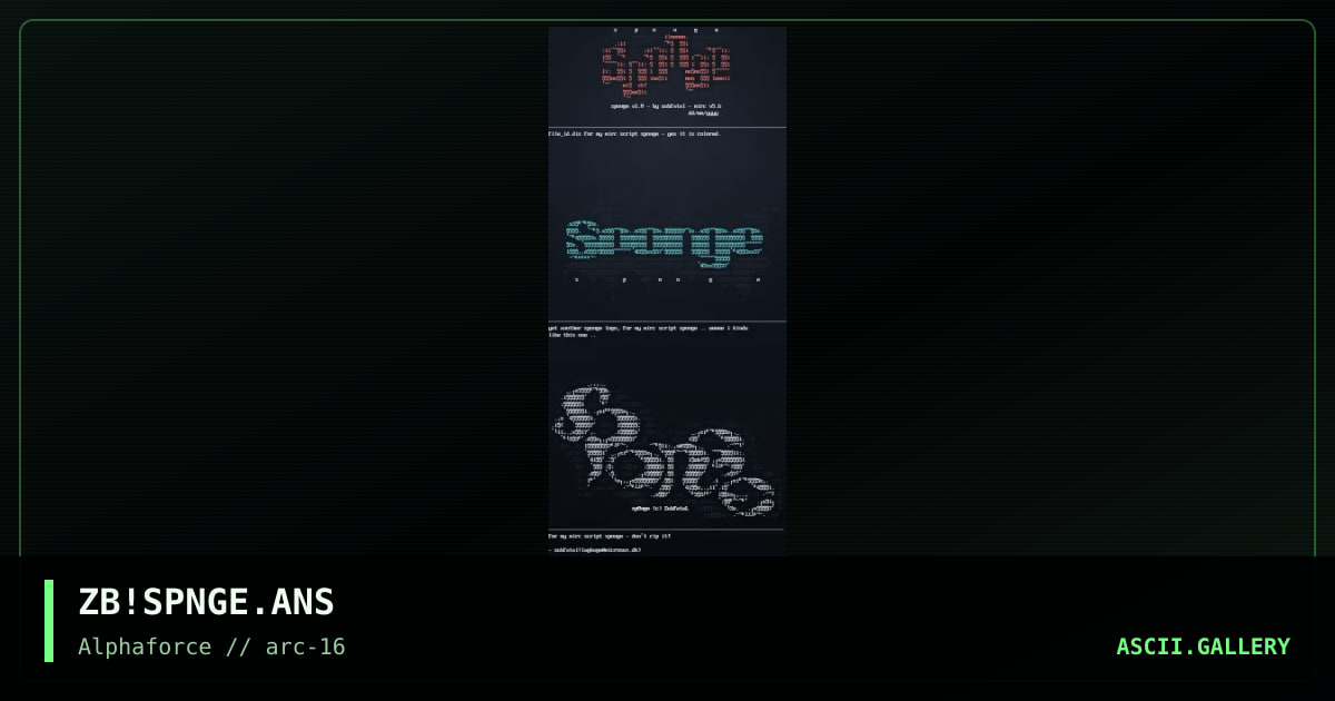sponge colly, by zubfatal, 2000