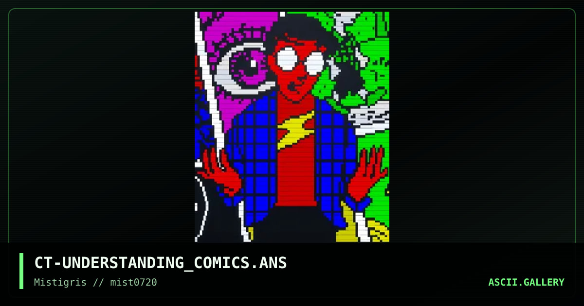 Understanding Comics, by cthulu, 2020