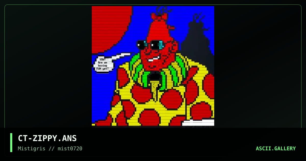 Zippy the Pinhead for President!, by cthulu, 2020