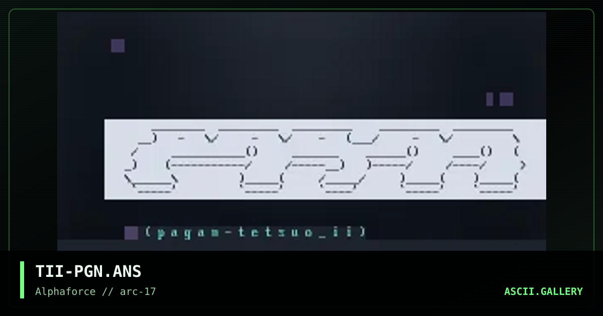 TII-PGN.ANS, by tetsuo ii, 2000