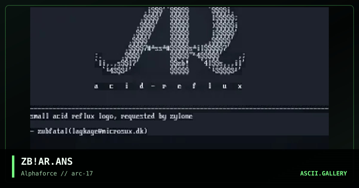 ZB!AR.ANS, by zubfatal, 2000