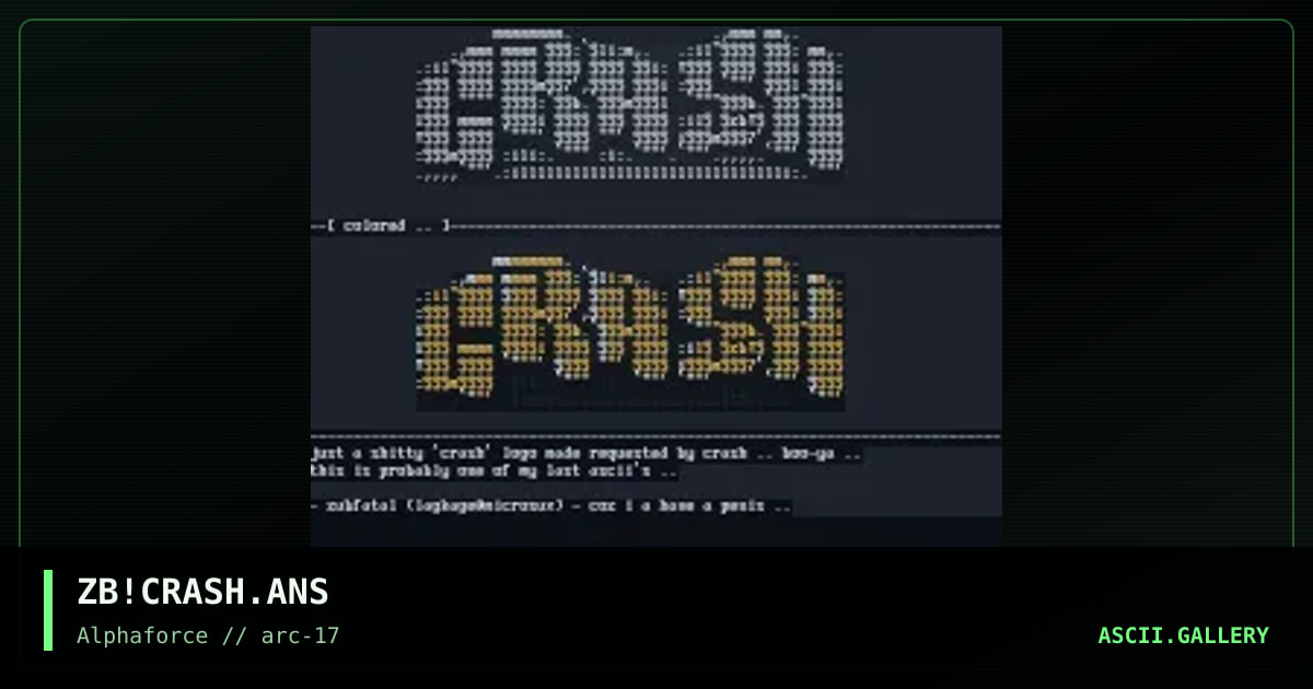 ZB!CRASH.ANS, by zubfatal, 2000