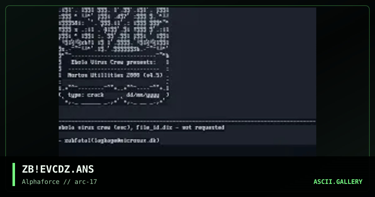 ZB!EVCDZ.ANS, by zubfatal, 2000