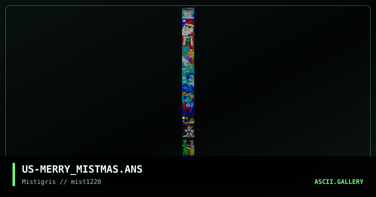 Merry Mistmas, by polyducks, lda, oddfirefox, hayn9, rhoq, mig_moog, retroshark, 2020