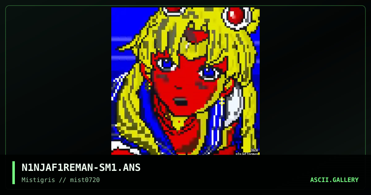 Sailor Moon R, by n1njaf1reman, 2020