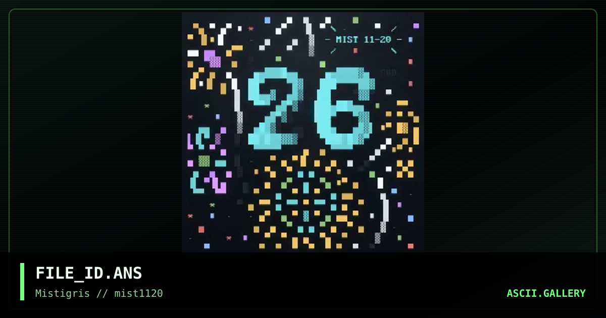 FILE_ID.ANS, by oddfirefox, 2020