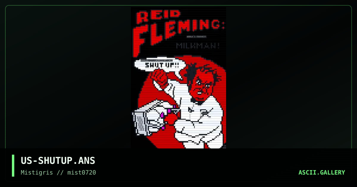 Reid Fleming - World's Toughest Mil, by cthulu, oddfirefox, 2020