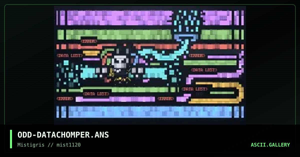 Datachomper, by oddfirefox, 2020