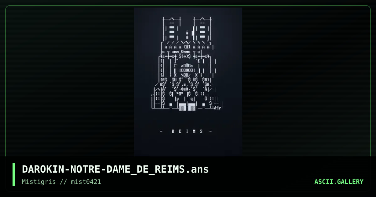 Notre-Dame de Reims, by darokin, 2021