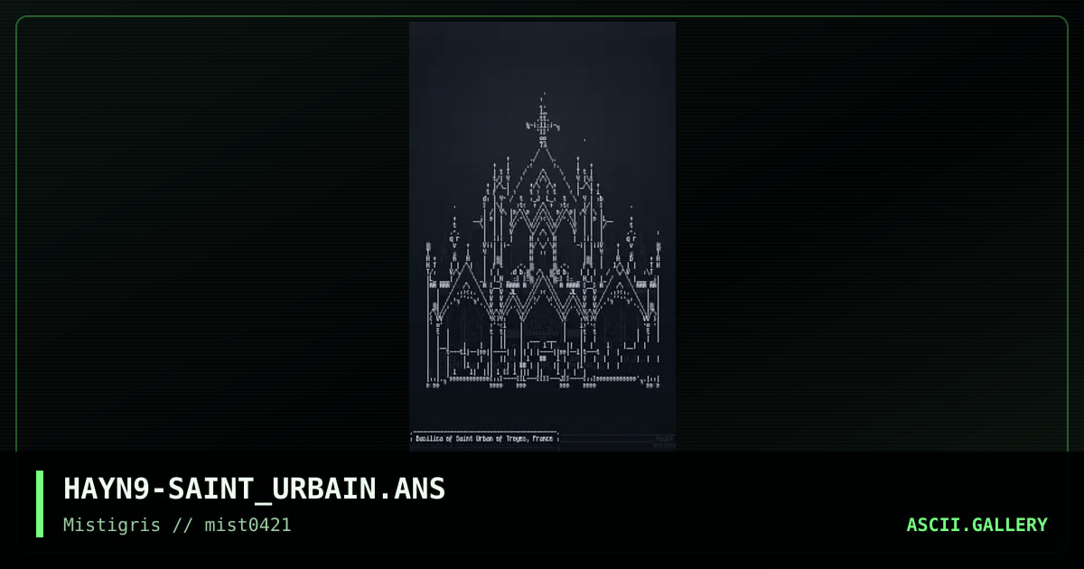 Saint Urbain church, by hayn9, 2021