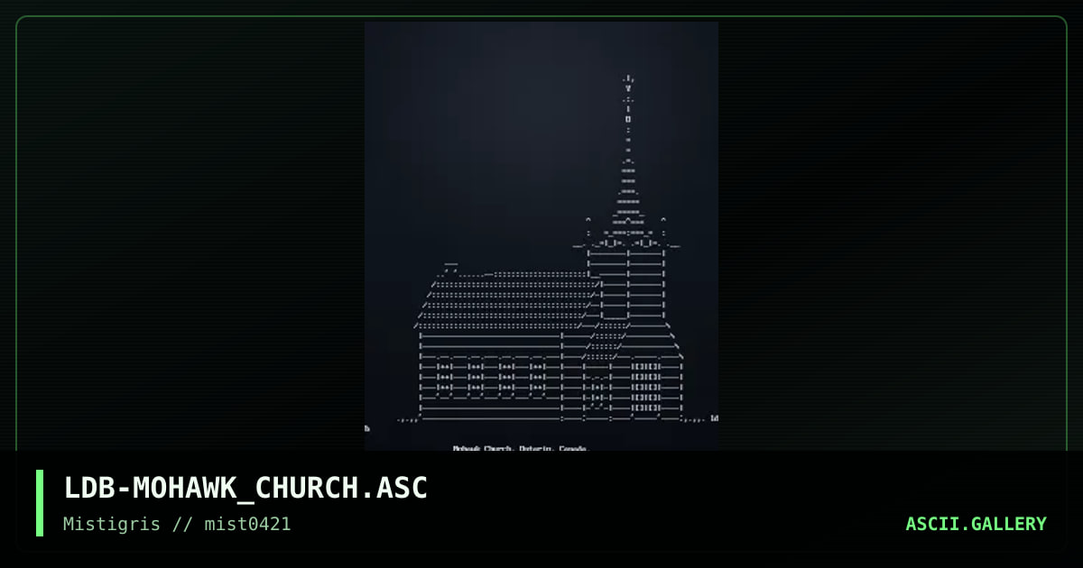 Mohawk Chuch, by ldb, 2021