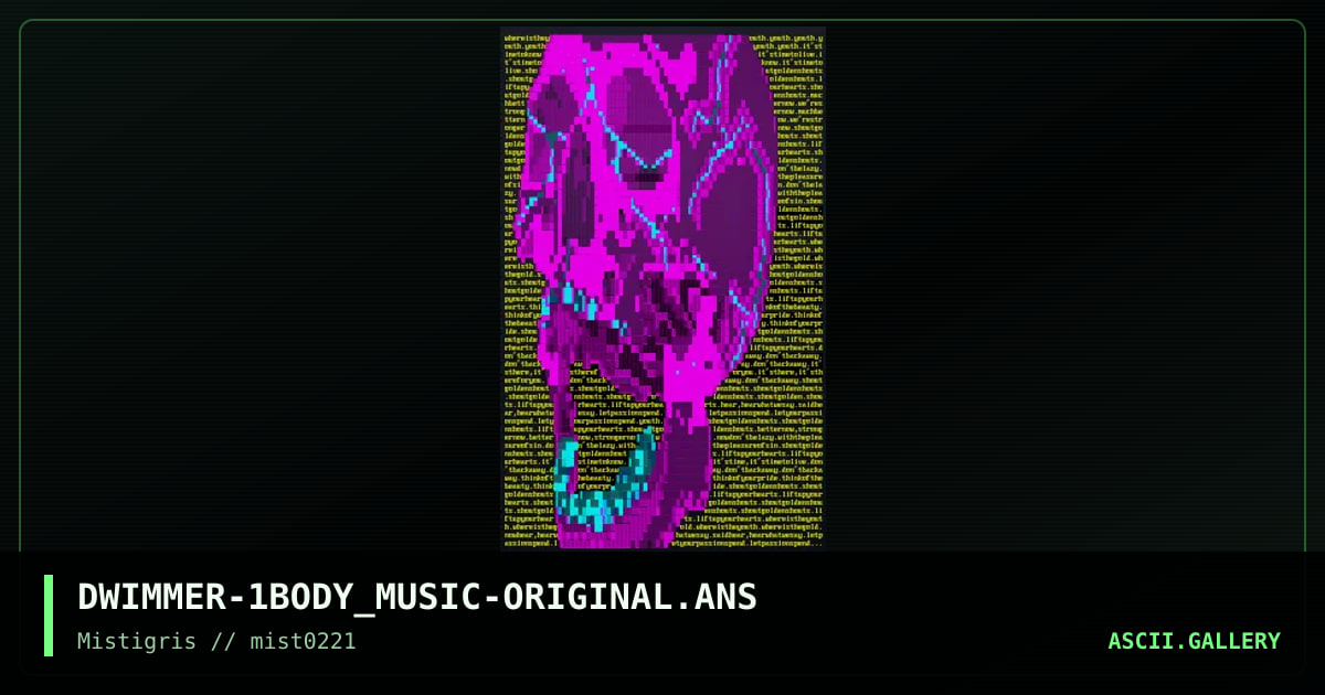 body music, by dwimmer, 2021