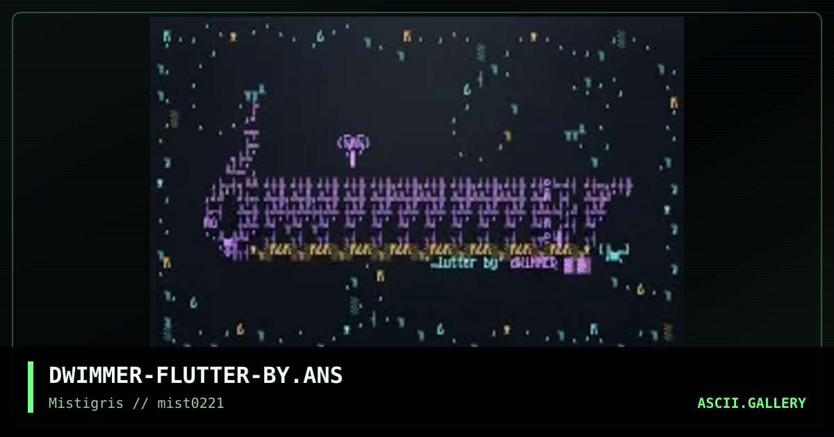 flutter by, by dwimmer, 2021